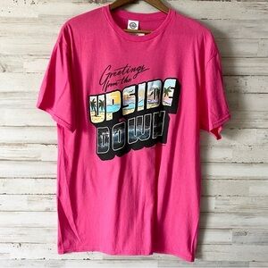 NWT Stranger Things Tee Pink Large